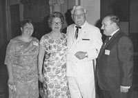 Kurt and Eva Gruetzner with Colonel and Mrs. Sanders